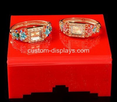 Red acrylic jewelry stand CJD-020