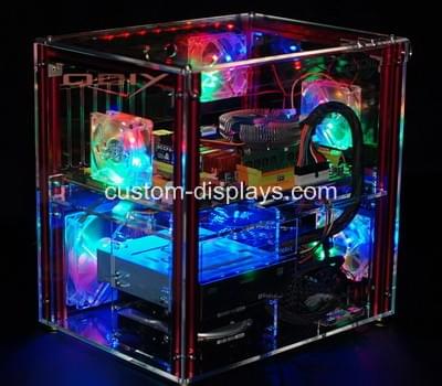Clear acrylic computer case