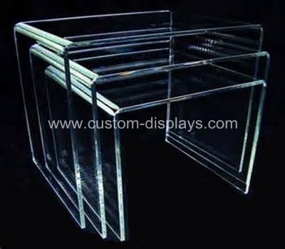 Acrylic nesting tables