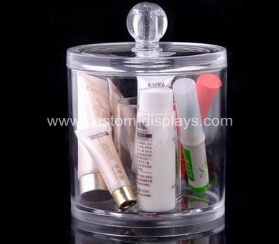 Round acrylic cosmetic box