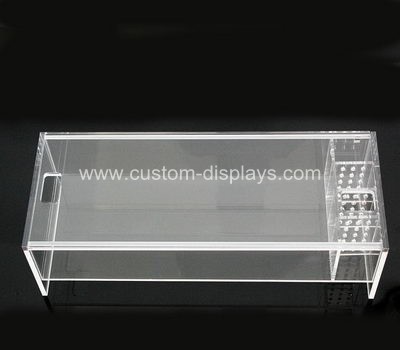 Acrylic monitor stand with fish tank