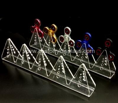 Clear acrylic finger spinner display stand