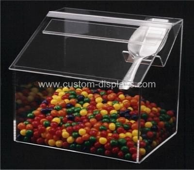 Acrylic candy bins with scoop