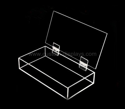 Hinged acrylic boxes