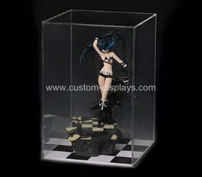 Clear plastic display boxes