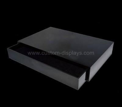 Black acrylic drawers