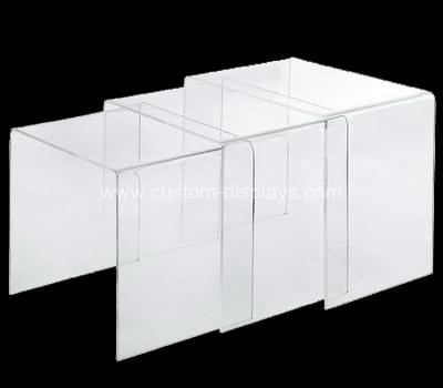 Perspex nest of tables