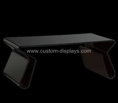Black acrylic side table