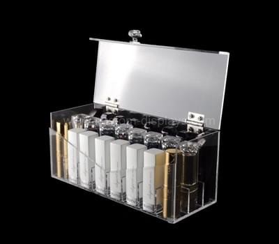 Plexiglass box with hinged lid