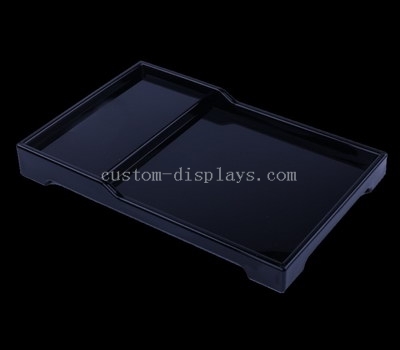 Black plastic tray