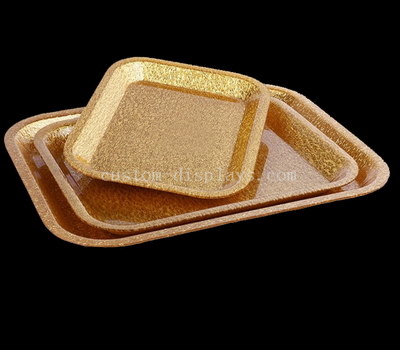 Gold acrylic tray