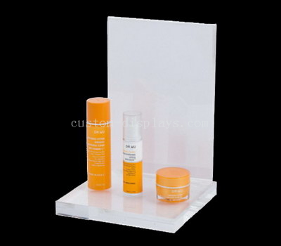 white acrylic cosmetic display