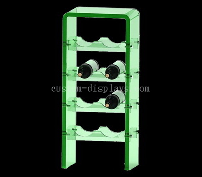 Wine bottle display rack