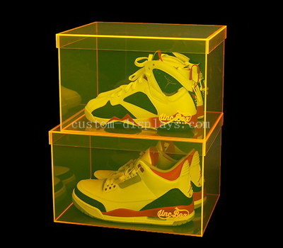 Custom acrylic shoe box
