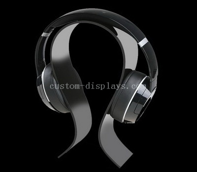 Black acrylic headphone display stand
