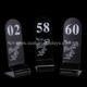CAS-108-1 Custom acrylic table number stand