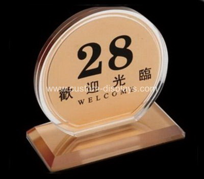 Acrylic table numbers supplier