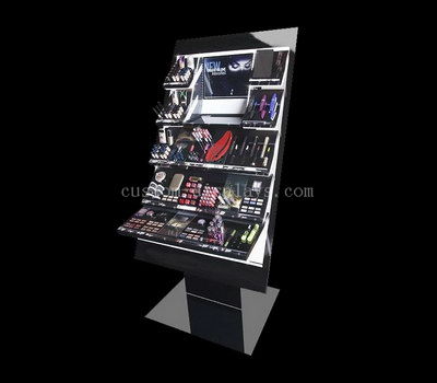 Free standing makeup display stand