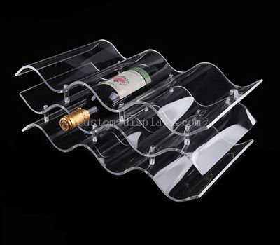 Custom acrylic wine rack