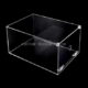 CAB-177-1 Custom acrylic drop front shoe box