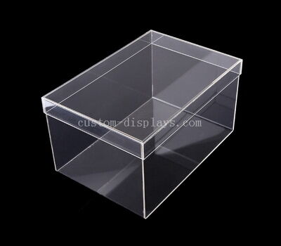 Clear shoe storage boxes