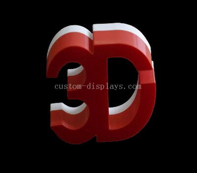 3D acrylic letters