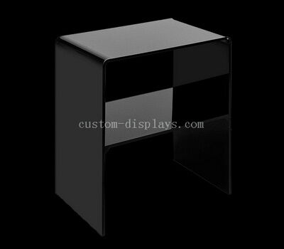 Black acrylic nightstand