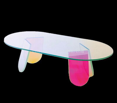 Personnalisez une table basse en acrylique multicolore