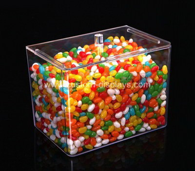 Custom acrylic candy jars with lids