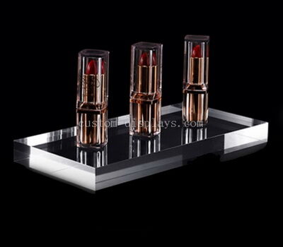 Clear acrylic lipstick display block stand