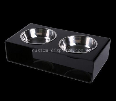 Custom Acrylic Pet Food Feeder Dog Bowl for Cats and Dogs