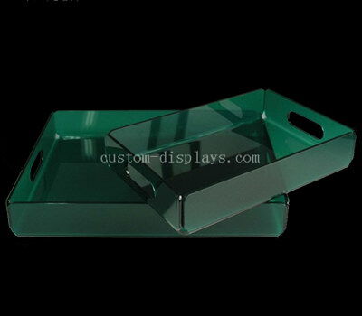 Translucent green acrylic tray bulk sale