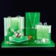 CJD-173-2 Colored acrylic jewelry necklace display block wholesale