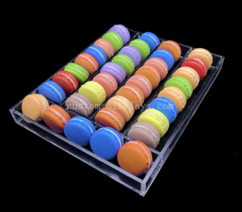 Customized macaron display tray acrylic