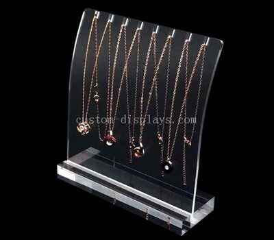 Acrylic necklace display bulk sale