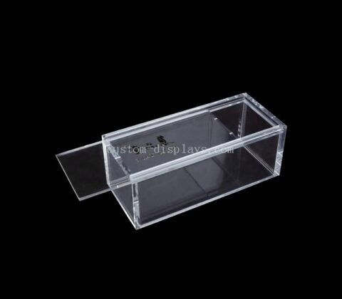 Custom acrylic box sliding lid