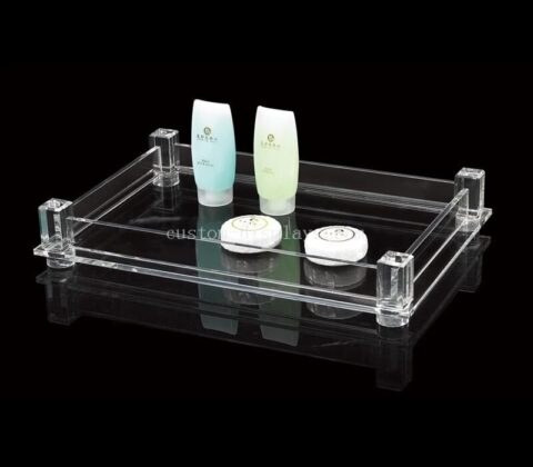 Custom acrylic vanity organizer trays