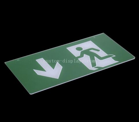 CAS-128-1 Custom self adhesive fire exit sign wall stickers