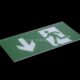 CAS-128-1 Custom self adhesive fire exit sign wall stickers