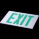CAS-128-2 Custom self adhesive fire exit sign wall stickers
