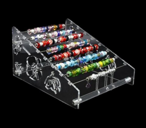 Custom made acrylic bead display stand