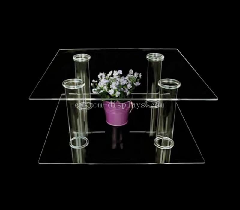 Square clear acrylic table bulk sale