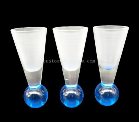Unique modern acrylic shot glass wholesale