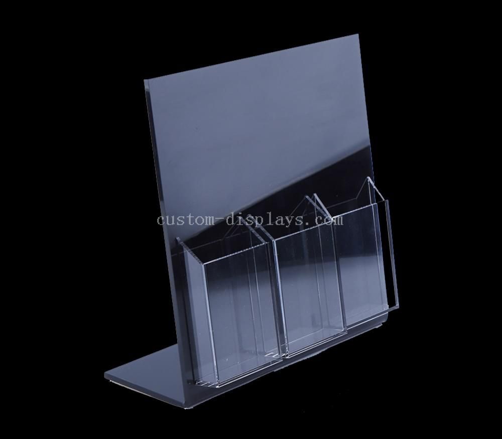 3-Pocket Brochure Holder for Tabletop Use Wholesale