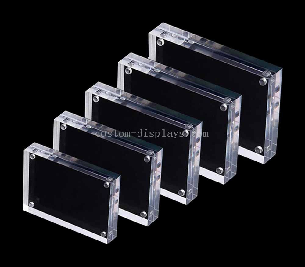 Cornice fotografica acrilica magnetica trasparente personalizzata