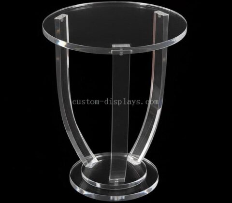 Grande table d'appoint ronde en acrylique