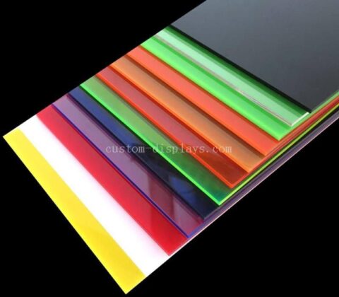 Individuell zugeschnittene farbige Acrylglasplatten
