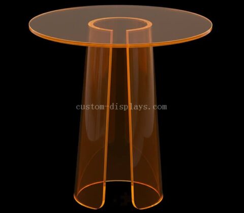 Neon Orange Acryl kleine Größe Couchtisch