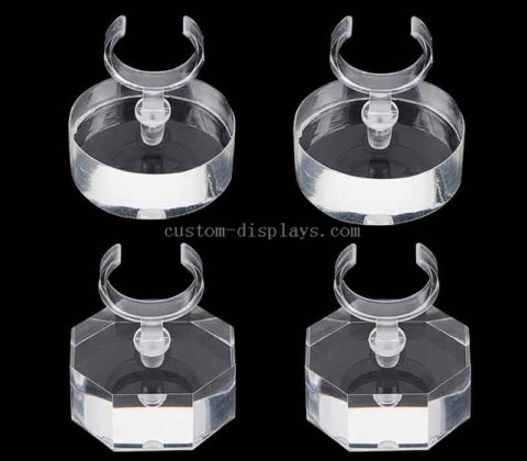 Présentoir circulaire hexagonal en acrylique pour bagues Wholesale