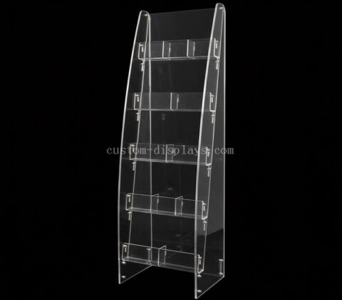 Benutzerdefinierte Boden stehend klar Acryl Broschüre Halter